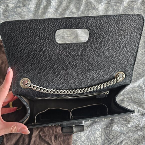 EUC Gucci Studded Medium Miss Bamboo Bag - Picture 10 of 14